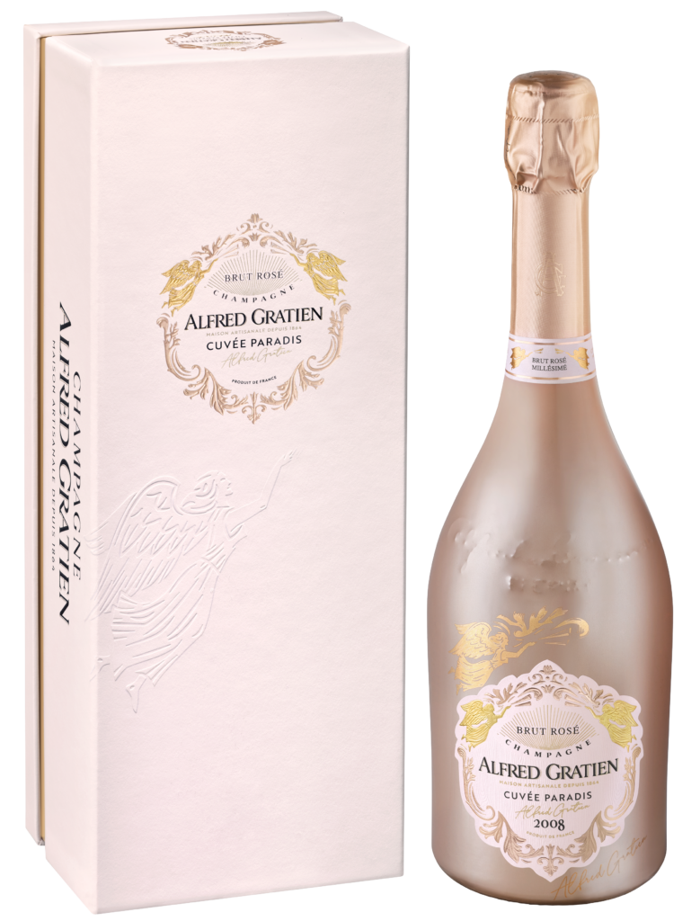 Champagne Alfred Gratien Cuvée Paradis Rosé 2008 sélection bulles Noël 2025