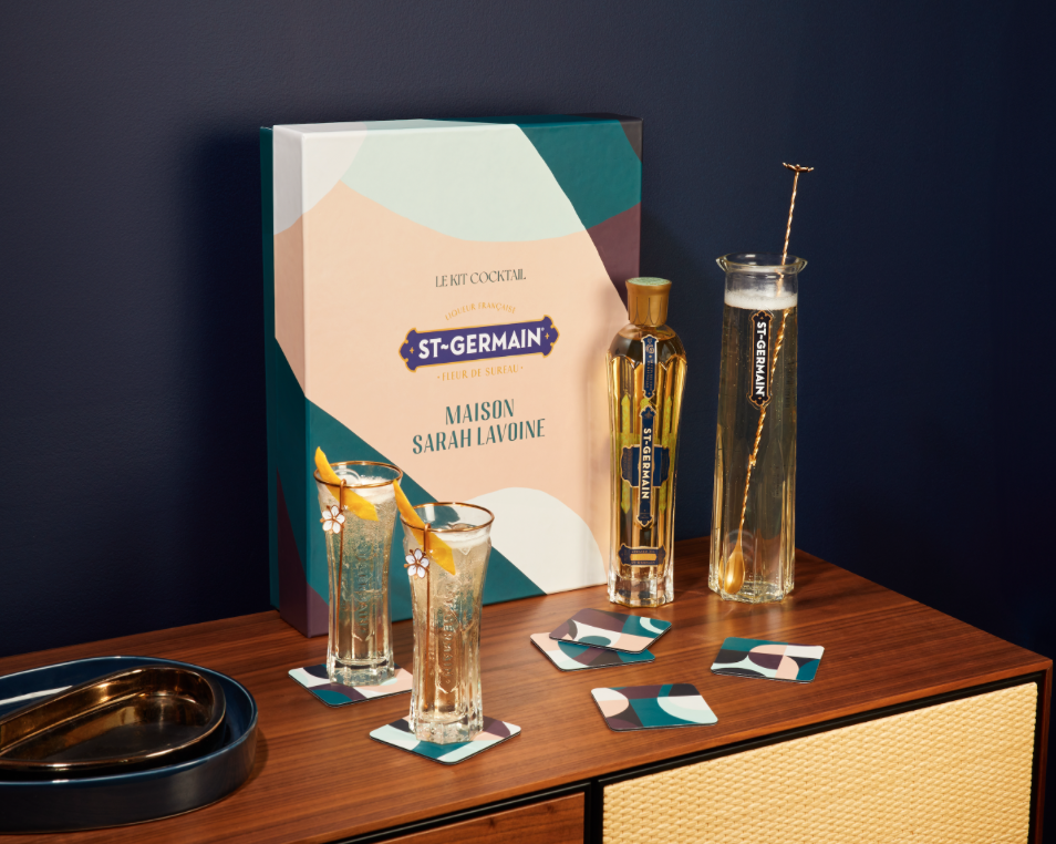 La liqueur St-Germain et Maison Sarah Lavoine dévoilent un coffret exclusif pour la fin d’année