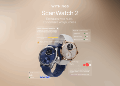 ScanWatch 2 : quand le luxe se fait intelligence
