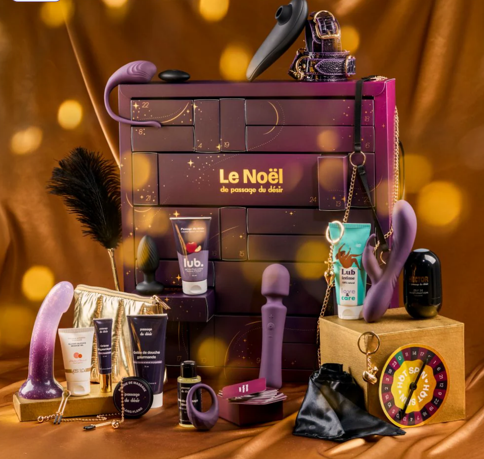 Contenu du calendrier couple 2025 du Passage du désir