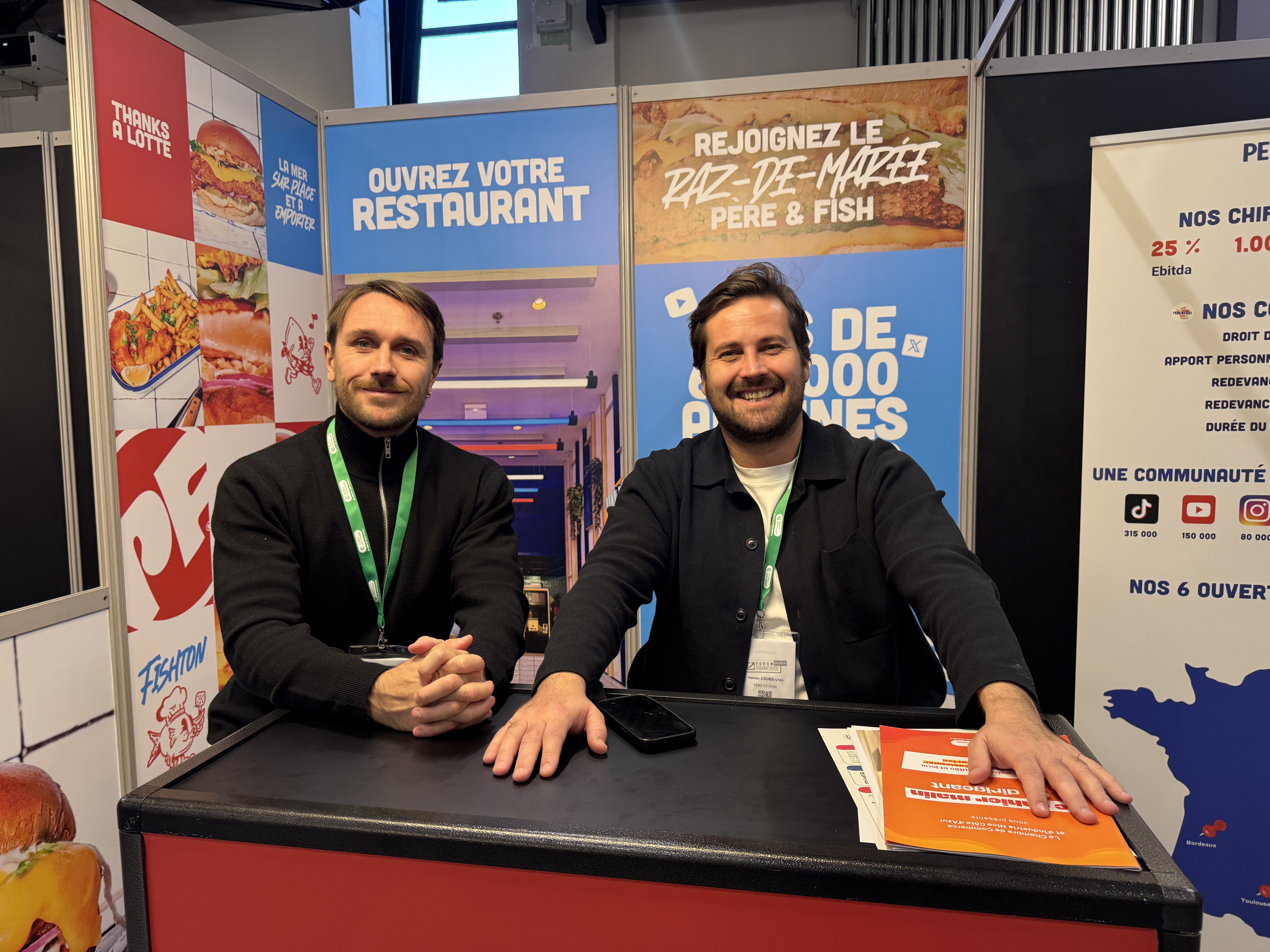 Les co-fondateurs de Père & Fish