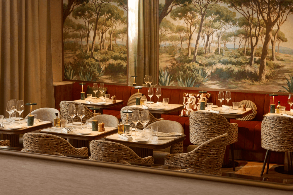 Restaurant la AÏGA de l'hôtel Roi René.
