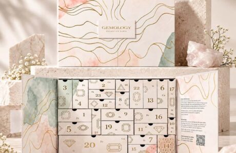 Vue d'ensemble du design des produits Gemology Cosmetics