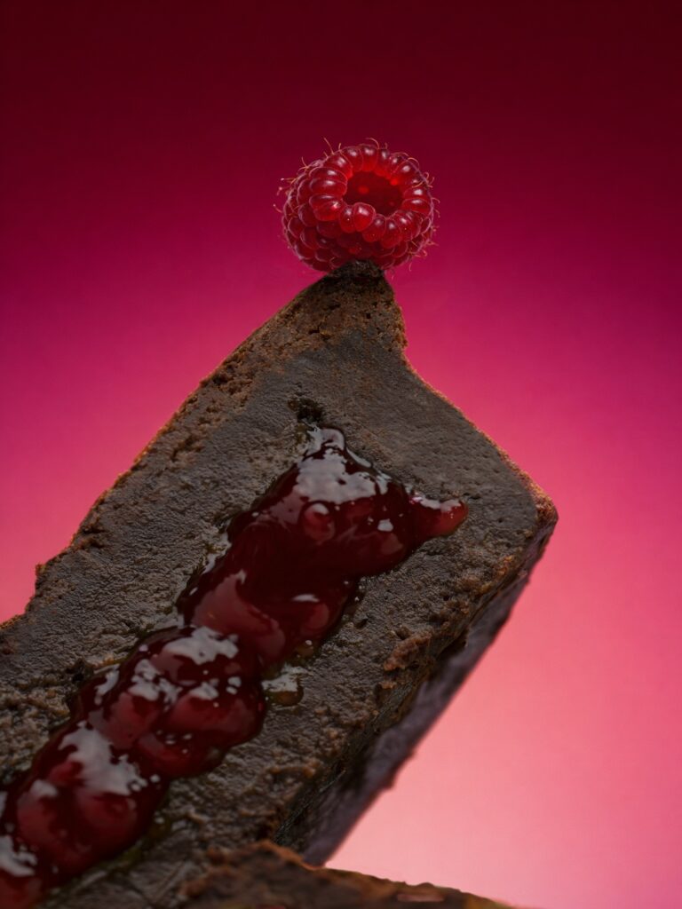 Bouchée du chocolat suisse saveur framboise